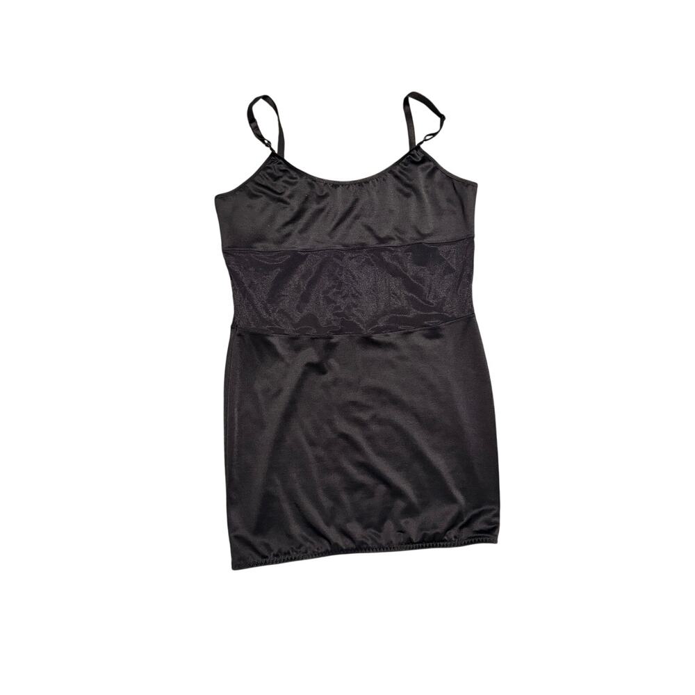 Shape & Slim by Newport News Black Shapewear Slip Dress – XL